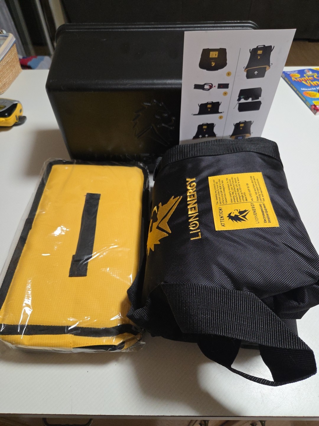 LION ENERGY EMP Faraday Military MILSPEC Electronics Shielding Bag & Storage Box