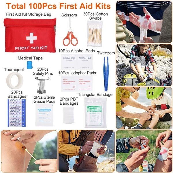 125 in 1 Survival Kits, Gifts for Men, Professional Survival Gear Equipment Tool