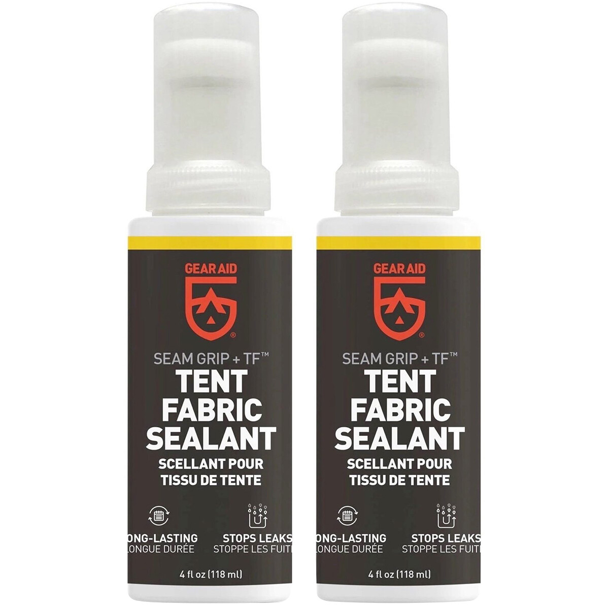 Gear Aid Seam Grip 4 oz. TF Tent Fabric Sealant – 2-Pack