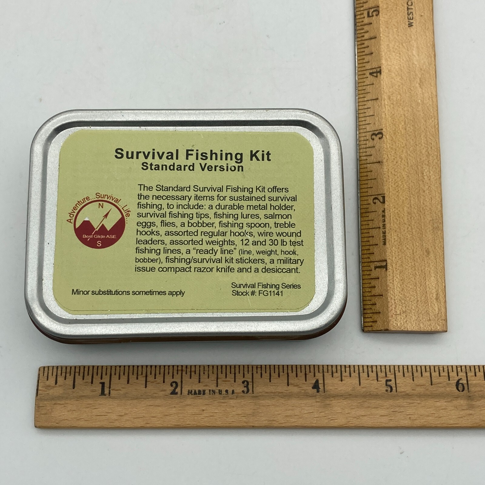 Survival Fishing Kit Standard Version Adventure Survival Life Prep NEW & SEALED