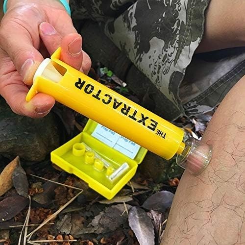 2026 Insect Bug Bee Sting Snake Bite Venom Extractor Suction Kit Tool Pump First