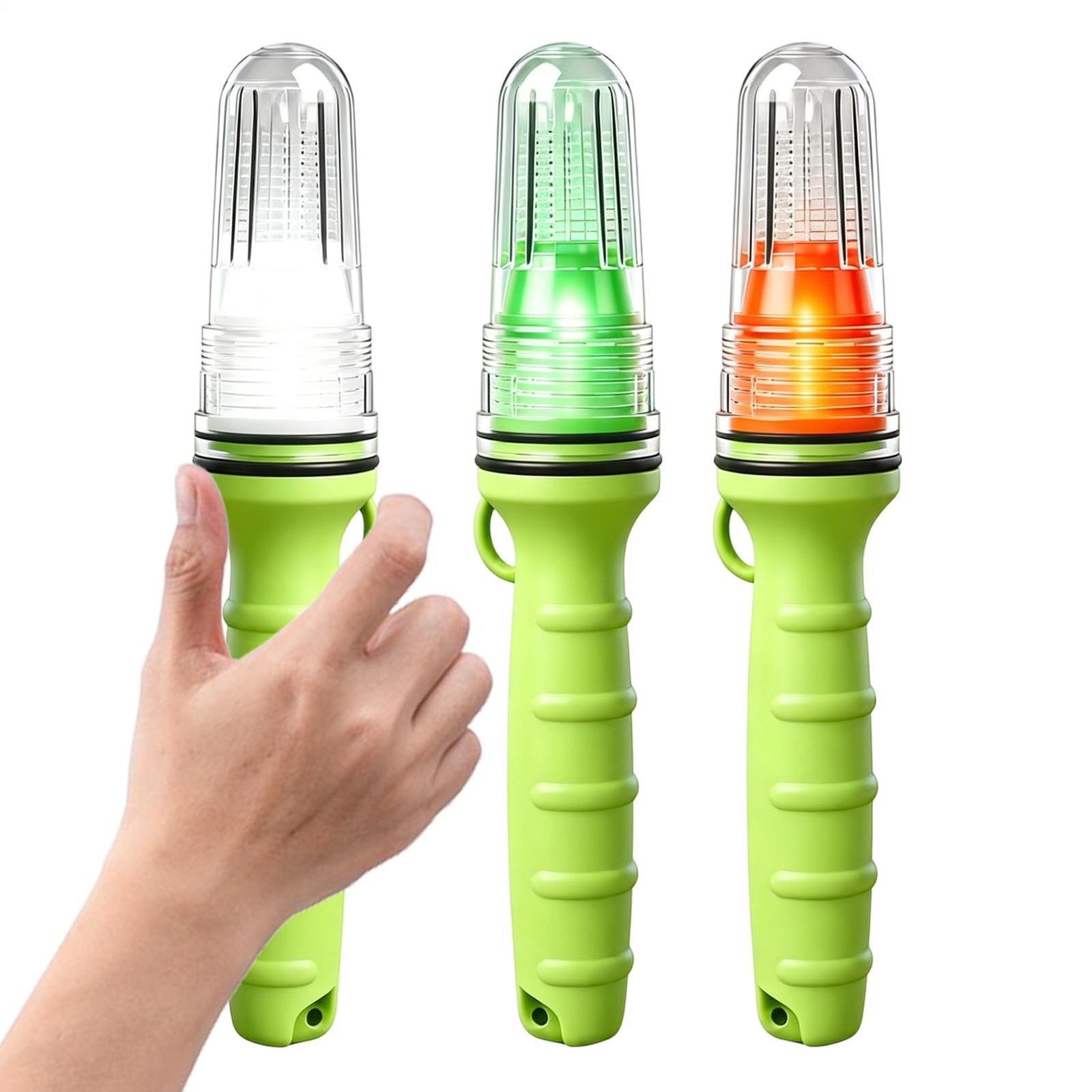 Flares for Boating 3 Pieces Seepage-Proof Compact Boat Signal Light