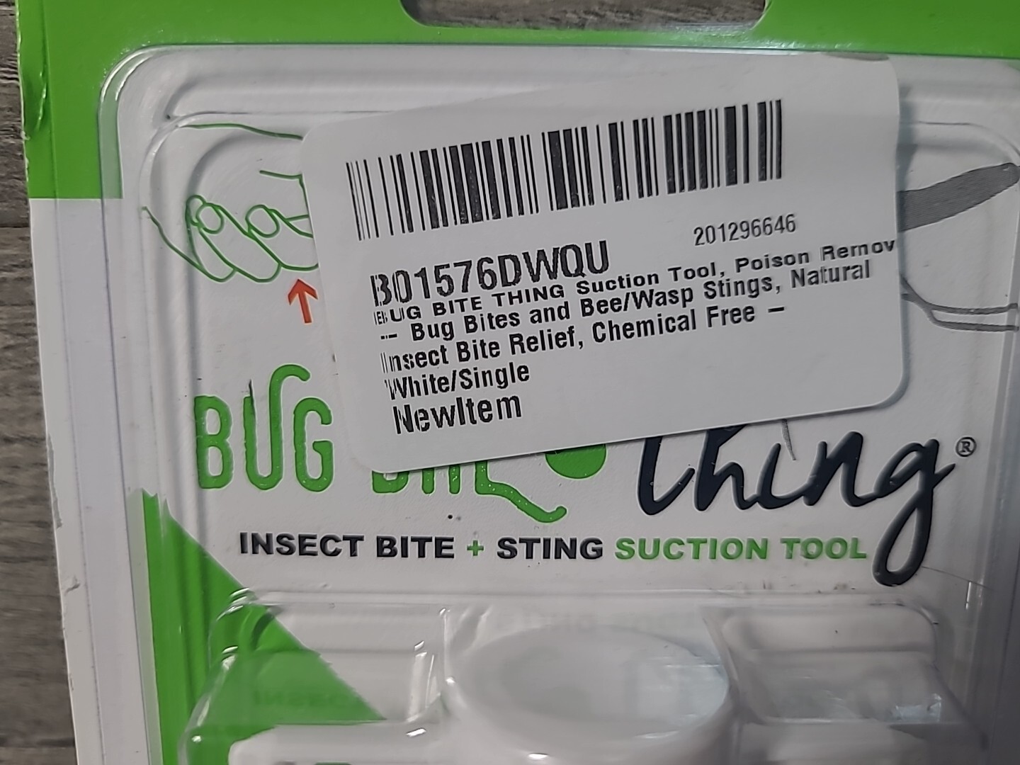 Bug Bite Thing Suction Tool Poison Remover Insect Bite and Sting White Sealed