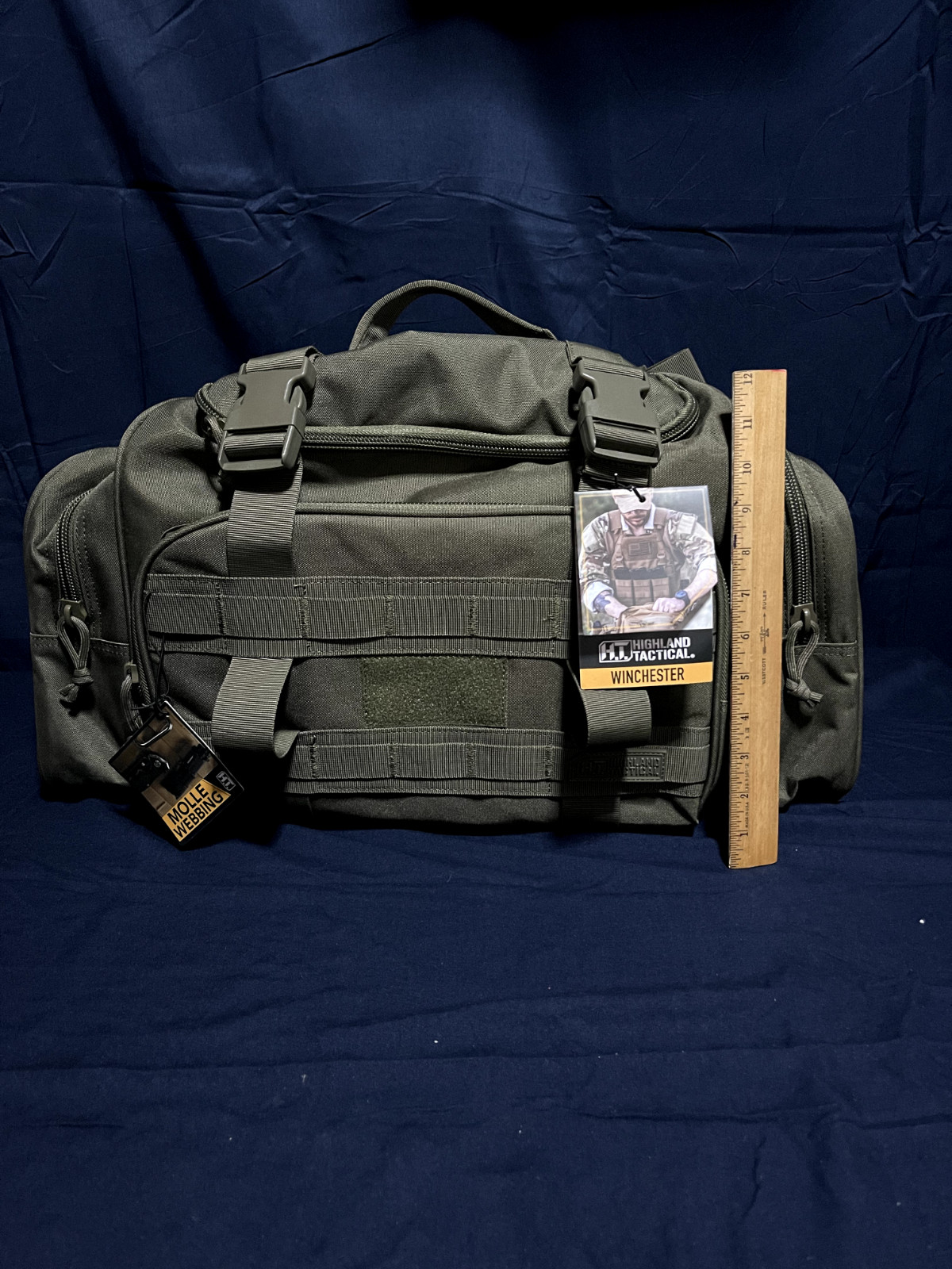 SURVIVAL TACTICAL MULTIPLE POCKET WINCHESTER BAG & TAC EXTREME KNIFE