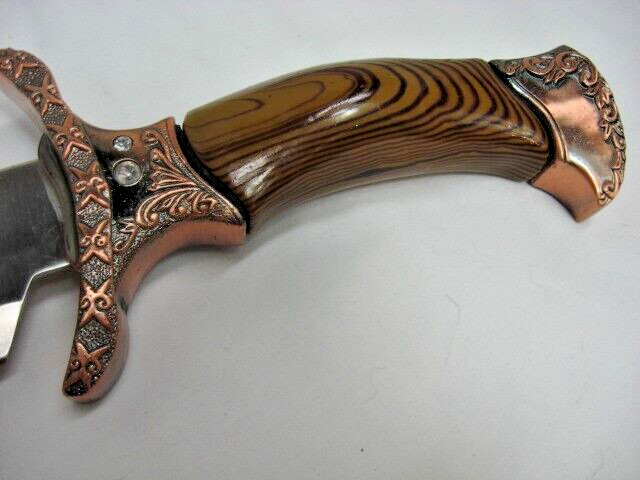 rmk99 Decorative 14.5″ Maxam Bowie Knife Resin Handle Dbl Layer-Sheath st135