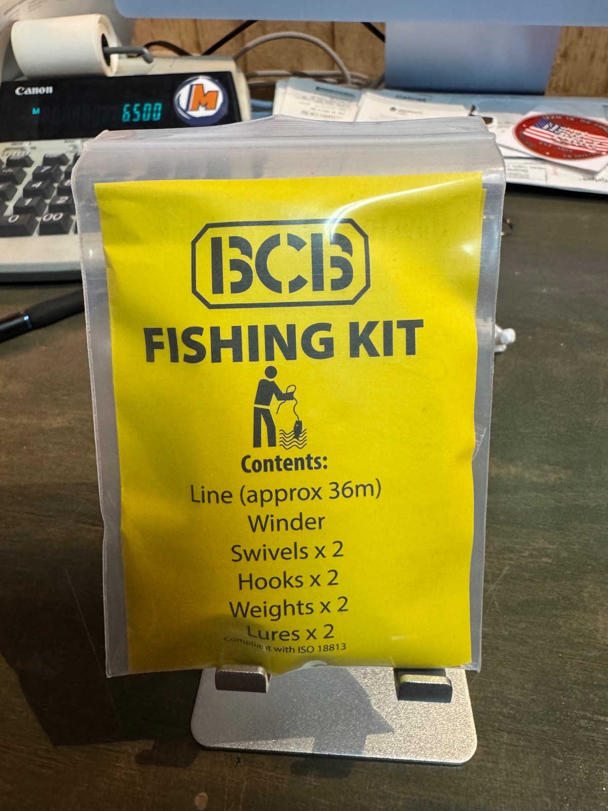 Emergency/Survival: BCB Liferaft Fishing Kit, Ultralight, Pocket Sized, Compact