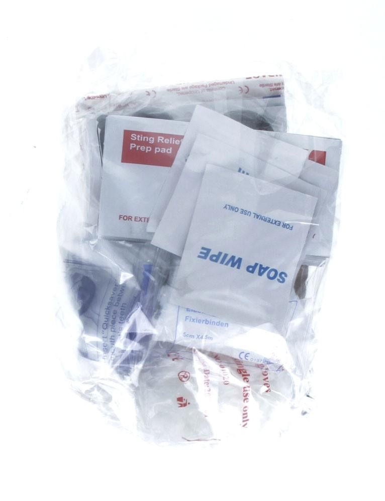 100Pc First Aid Kit Stored in a Waterproof Red Dry Sack