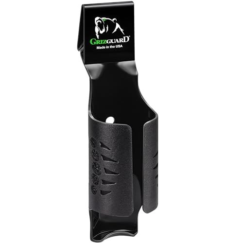 UDAP Griz Guard Bear Pepper Spray Holster, Holder with Belt Clip for Camping, Hi