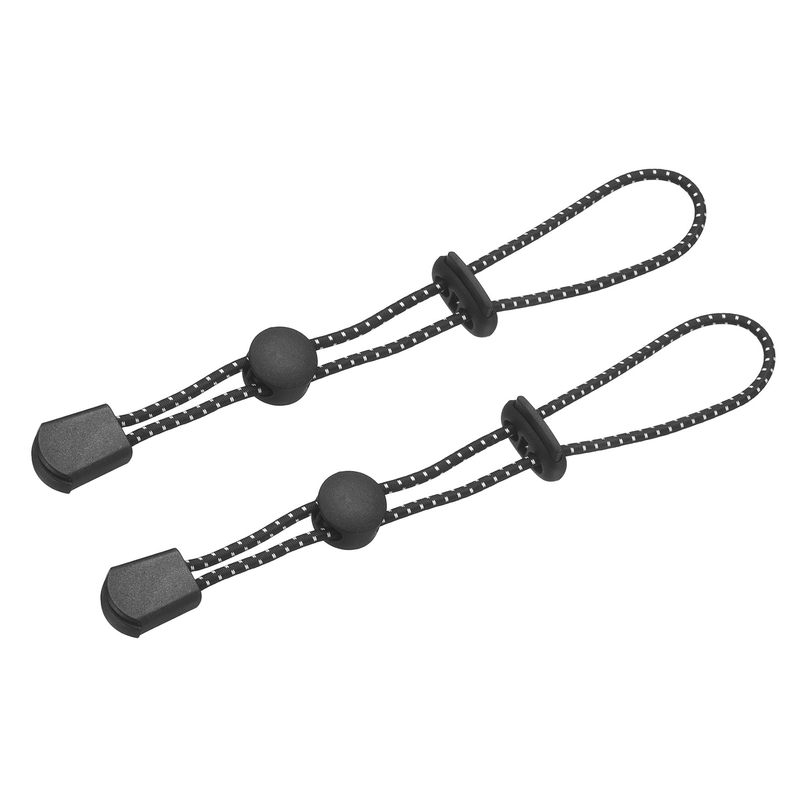 Climbing Stick Holder, Backpack Hiking Pole Ropes 8 Inch & 2 Pcs & Black/White