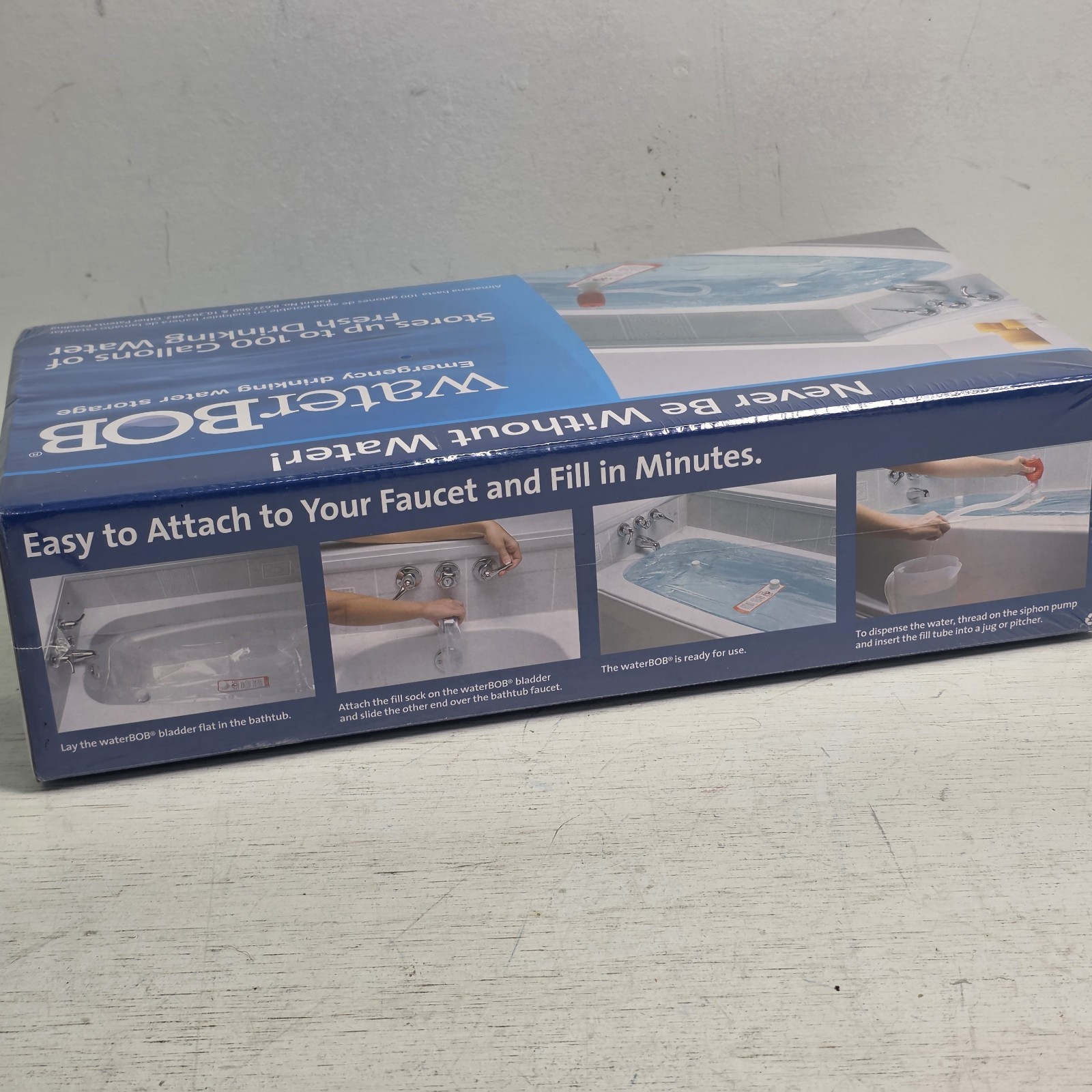 Water BOB Survival Emergency Drinking Fresh Water Storage 100-Gallons Kit NEW