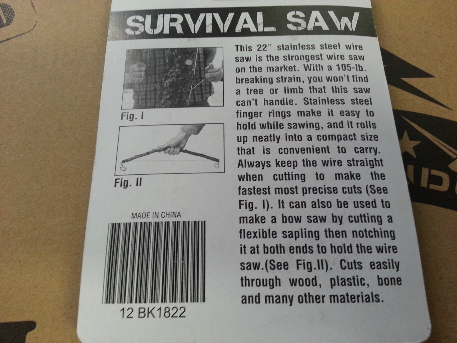 M-48 Kommando Military Emergency Wire Survival Saw Tool-New