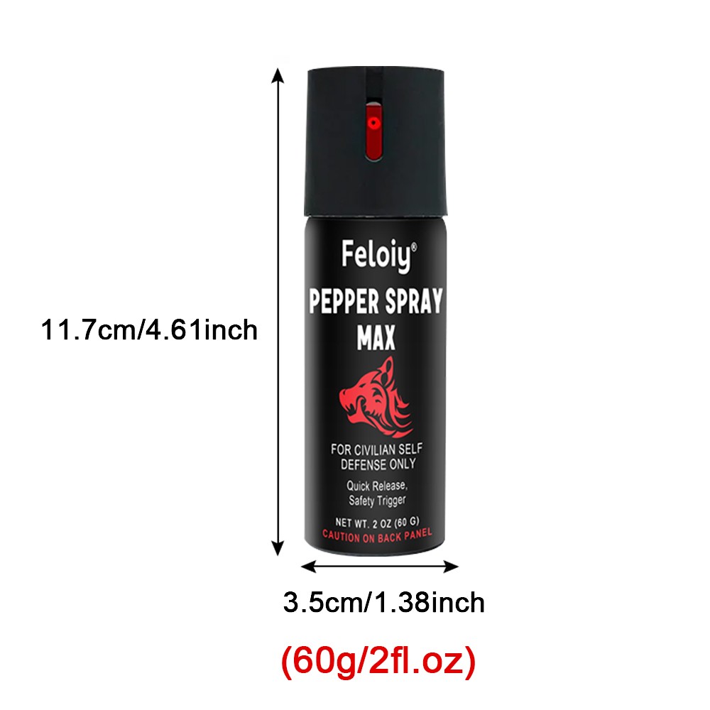 Magnum 3 Pepper Foam – Self Defense Pepper Spray 2 fl oz Free small spray