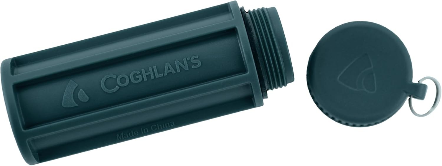 Coghlan’s Recycled Plastic Match Box Waterproof Storage Case w/Flint Striker