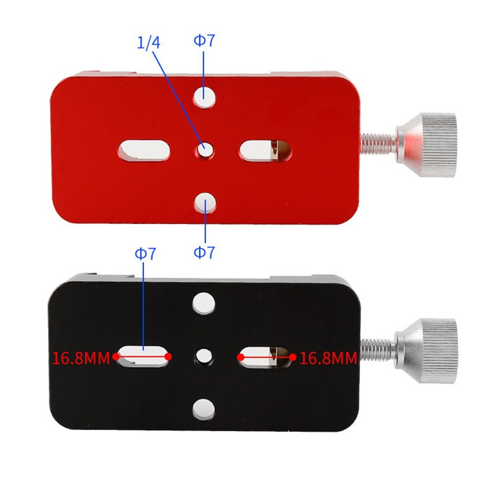 Aluminum Dovetail Mounting Base for Astronomical Telescope Equatorial Mount