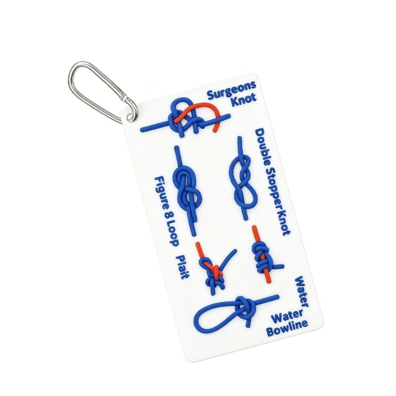 Waterproof Knot Tying Guide Cards Rope Learning Knot Tying Training Board