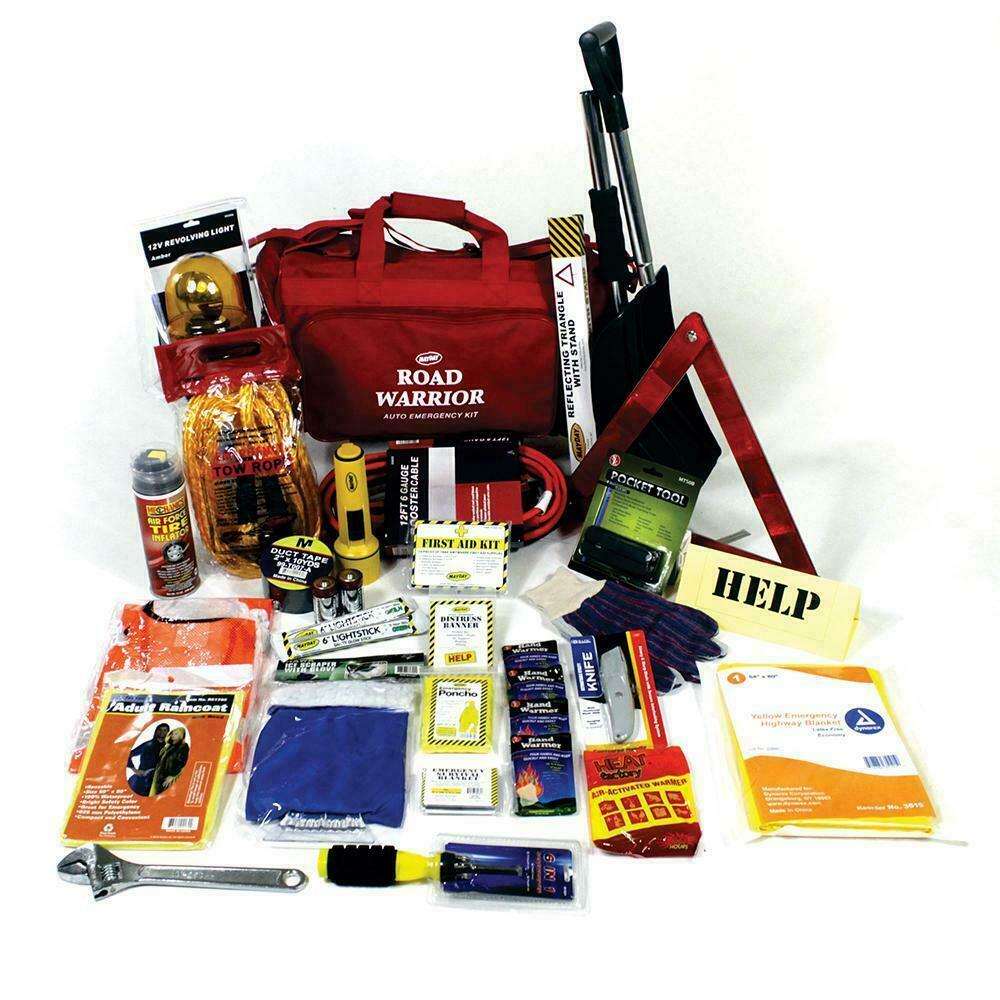 Road Warrior Standard -10 Below 54 Piece Cold Weather Auto Survival Kit