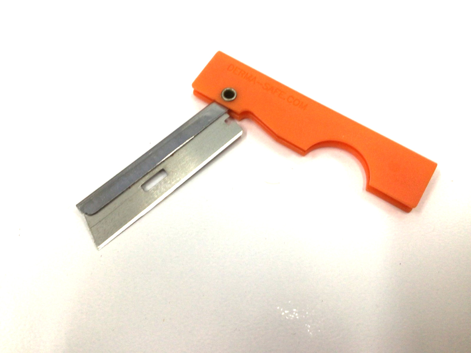 Derma-Safe 10 Pack EDC Razor Knife HR207B-ORG, orange, SERE Survival Kit