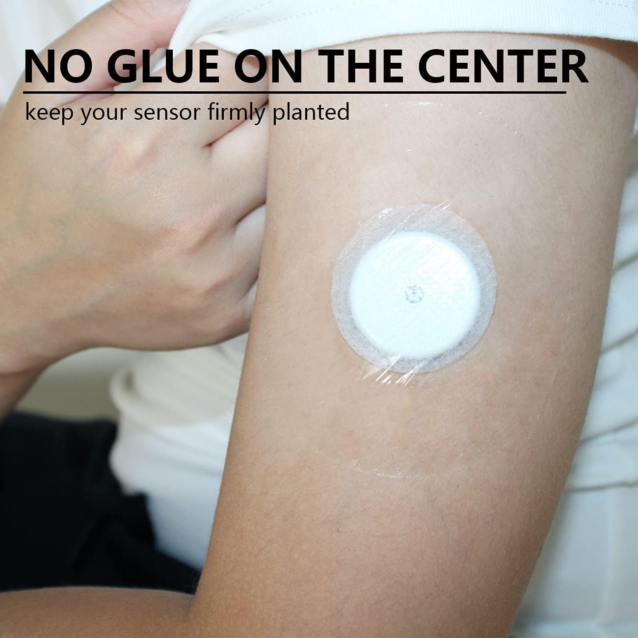 Sensor Covers for Libre 2/3/Plus, 55 Pack Waterproof Adhesive Patches,Transpa…