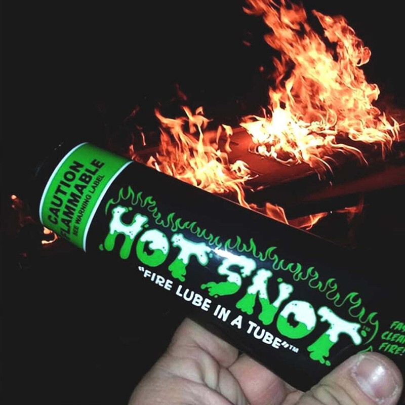 Hot Snot Fire Starter Fire Paste Fire Lube in Tube Quick & Clean Firestarter Kit