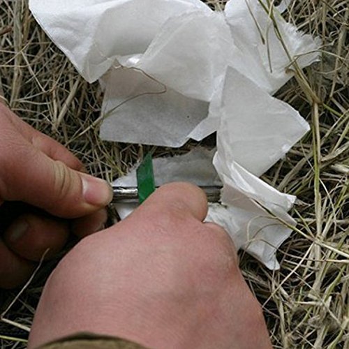 Large Survival Magnesium Flint Stone Fire Starter Emergency Kit Camping
