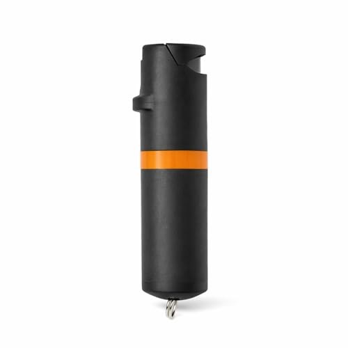 Premium Pepper Spray Keychain, Quick Release Black Orange 5 Pack (Save 25%)