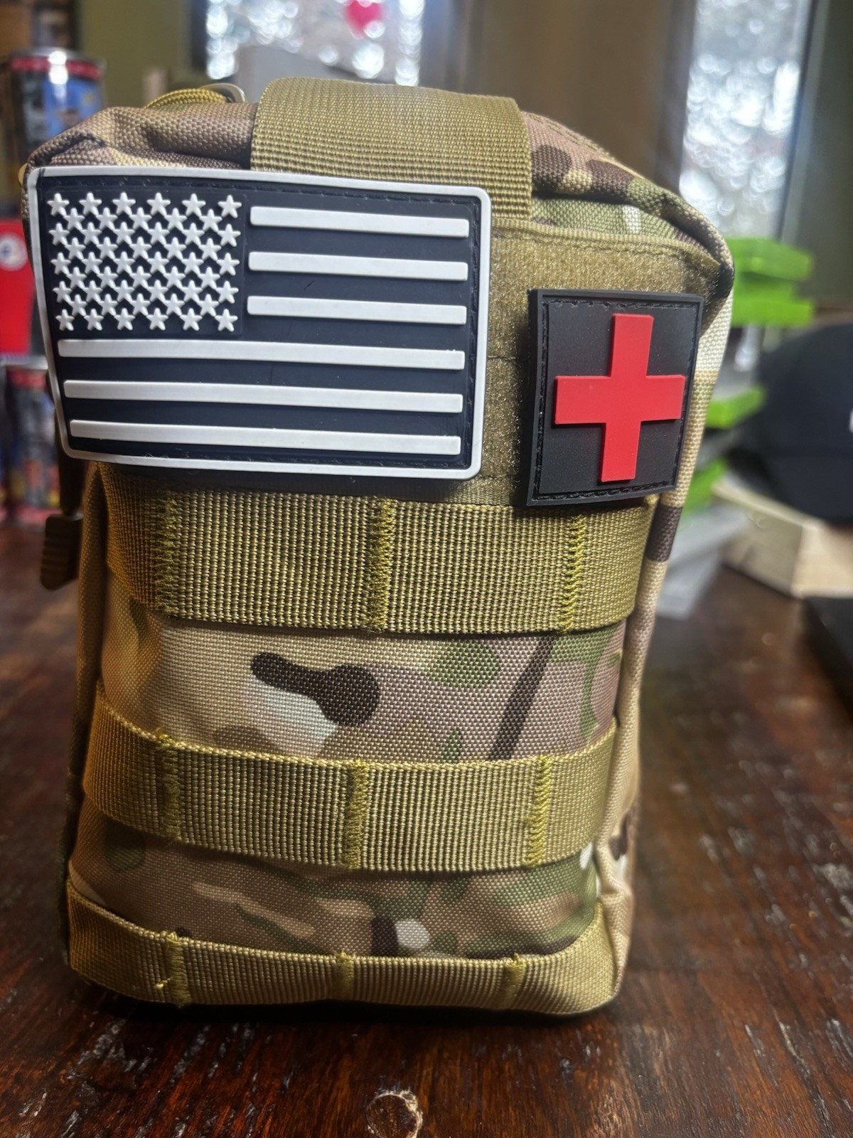 Tatical MOLLE-compatible First Aid IFAK Pouch Brand New! COMPLETELY FILLED