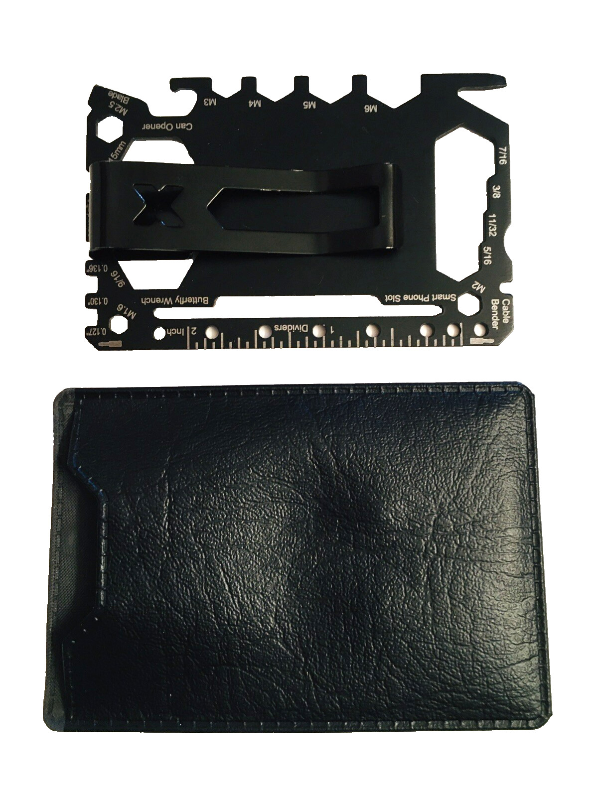 Minimalist Multi-tool and Case, Wallet Size 3 1/2 in long x 2 1/2 in wide