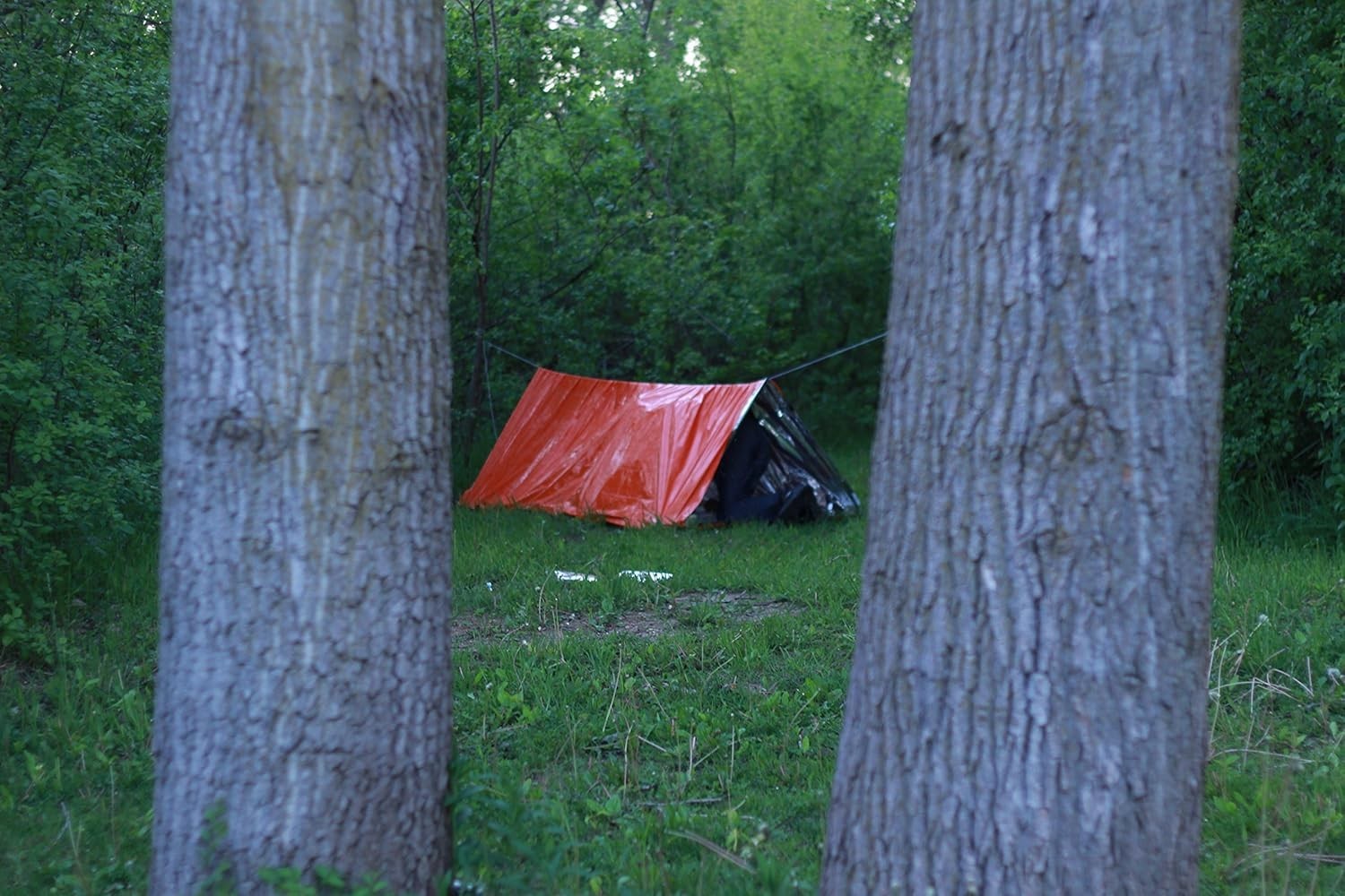 EMERGENCY TENT🔥XL TUBE TENT MADE FOR MAX HEAT RETENTION * 95%+ HEAT REFLECTION⛺