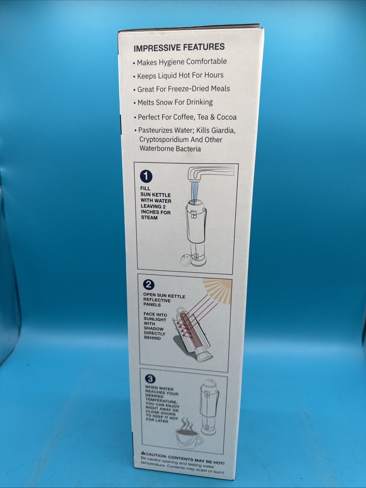 4Patriots Sun Kettle Rocket Solar Thermos Cooker Boil Water Heater 4 Survival