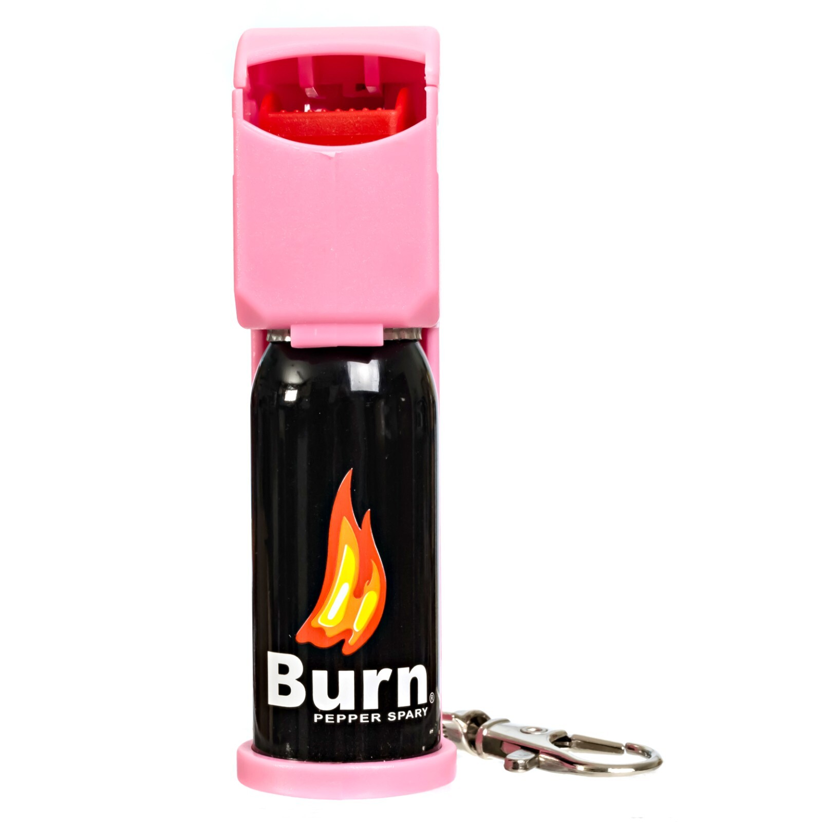 2 Pack Police Strength Burn Pepper Spray 1/2oz Self Defense Security Pink
