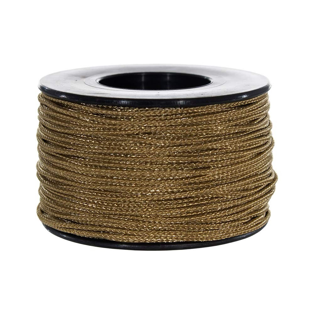 Atwood Micro Sport Cord 1.18mm X 125 Ft Small Spool Lightweight Braided Tan