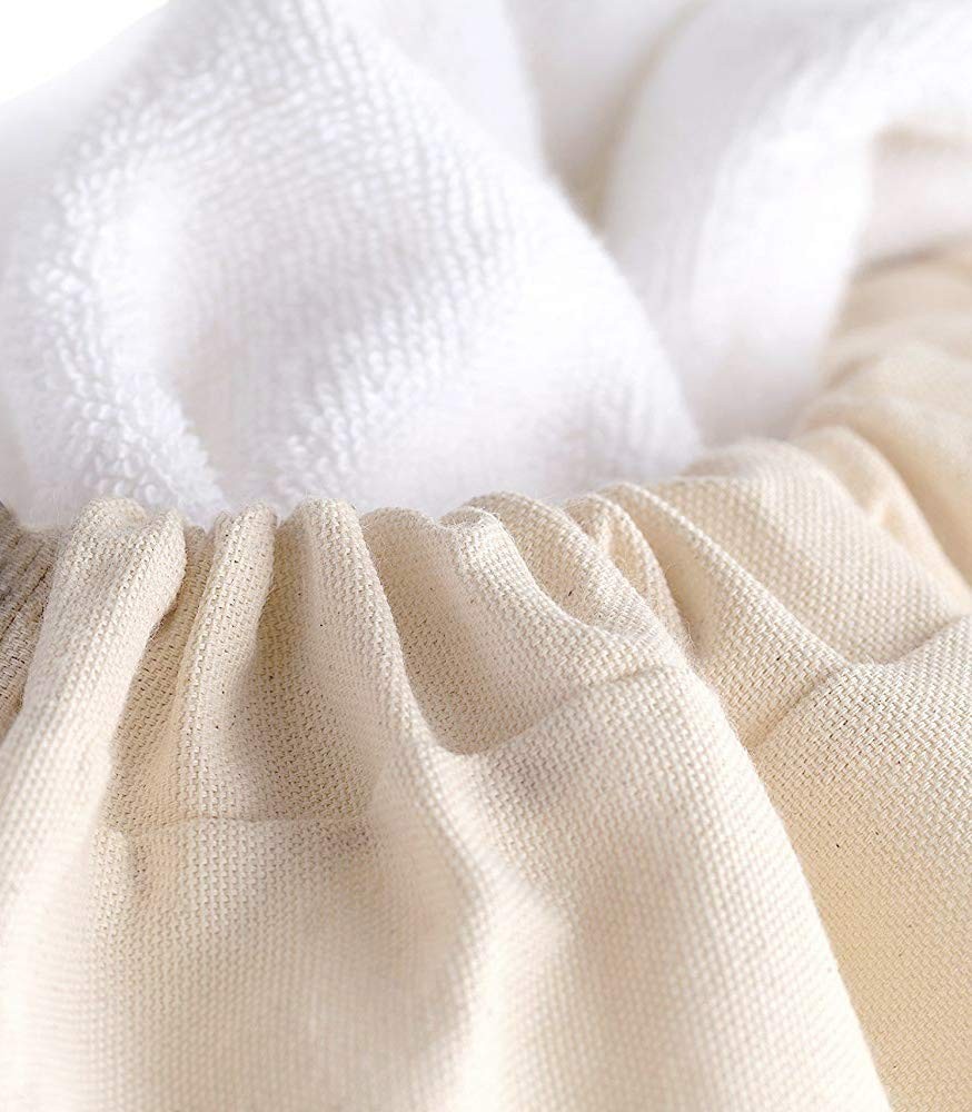 COTTON CRAFT Extra Large Laundry Bags -4 Pack Bag / 4 Pack, Beige