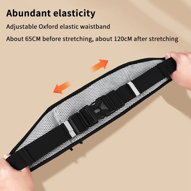 Outdoor Waterproof Invisible Running Waist Bag Sports Fanny Pack Men Women