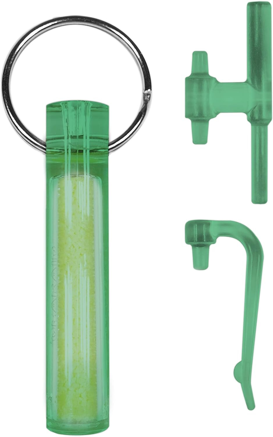 Ni Glo 2” UV Rechargeable Glowing Keychain – Multi-Purpose Glow-In-The-Dark Acce