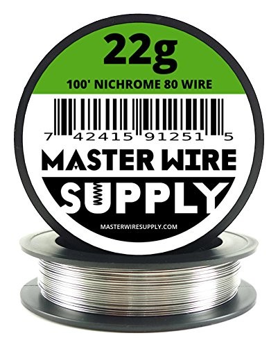 Nichrome 80-100′ – 22 Gauge Wire – 100ft – 0.65mm – 0.025in – Made in USA –
