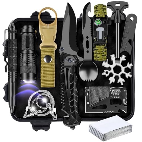 Gifts for Men Him Dad Husband, 28-In-1-Survival Kits, Men’s Gifts 16-in-1