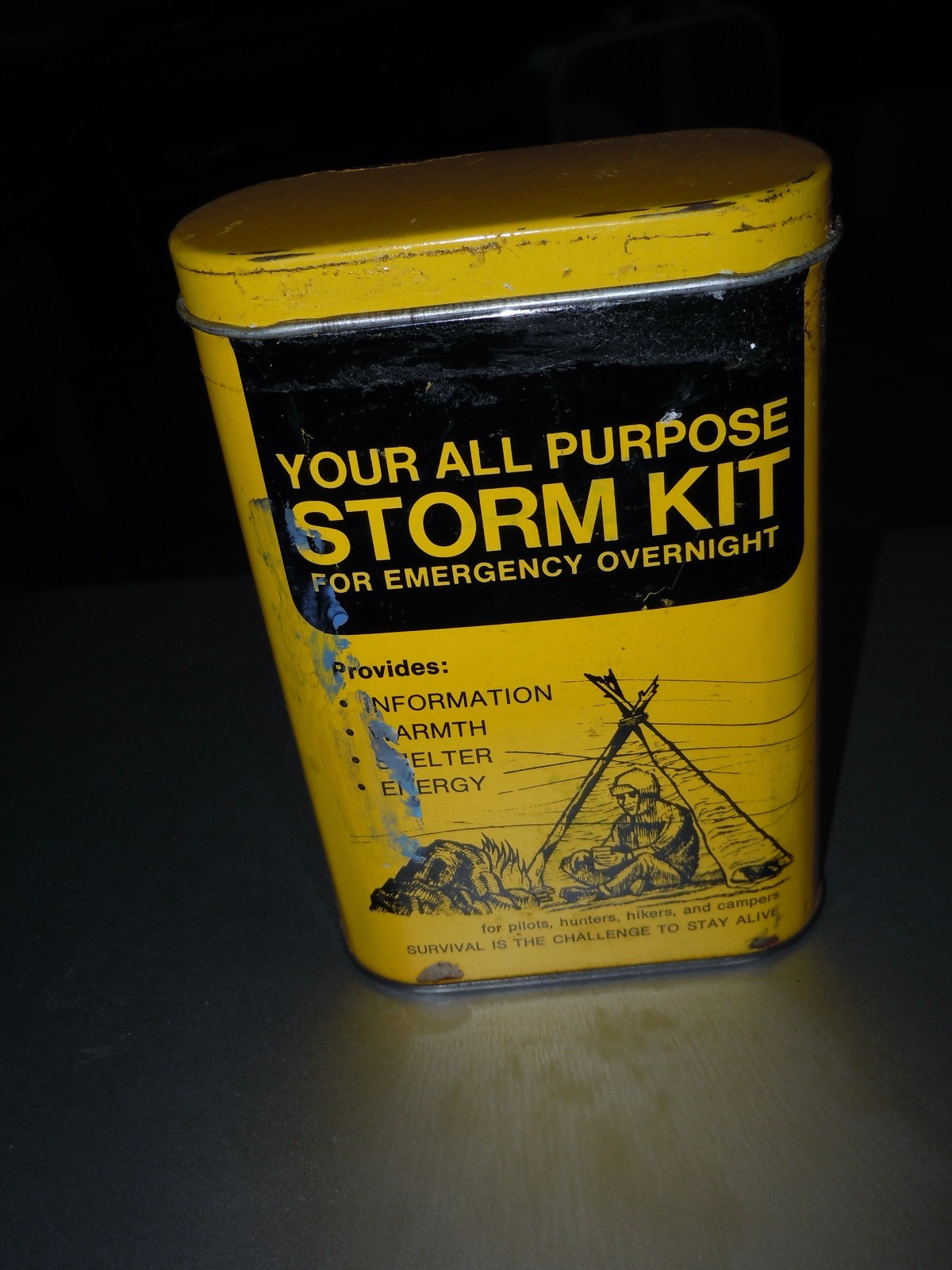 Your All purpose Storm Kit for Emergency Overnight Tocoma MTN Unsealed Old Stock