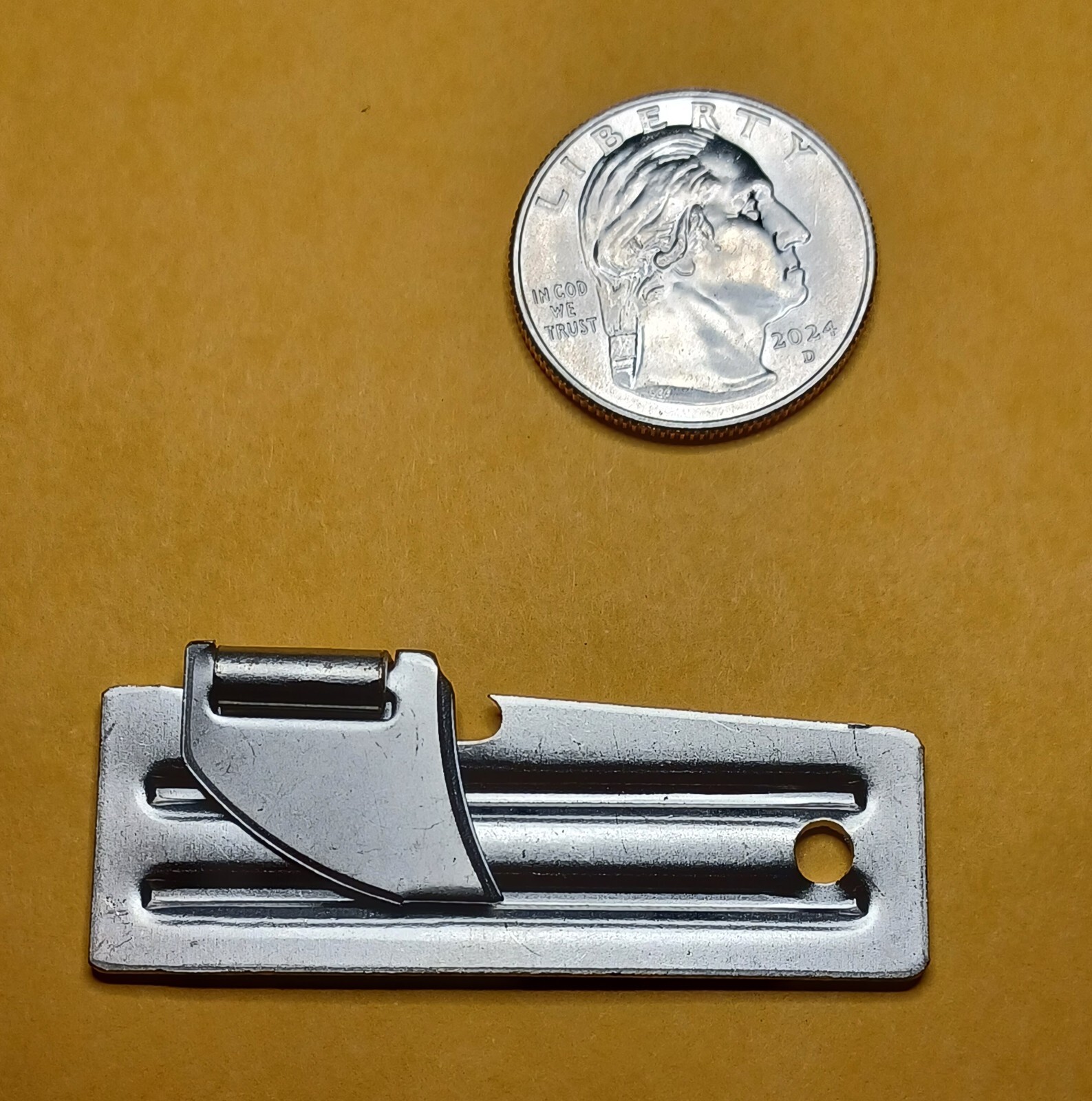 P-51 Original Military Can Opener Emergency Survival Tool with 4.5″ Chain