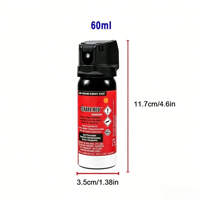 1 Pack Pepper Spray Self Defense, 1.33% MC, 2 Ounces