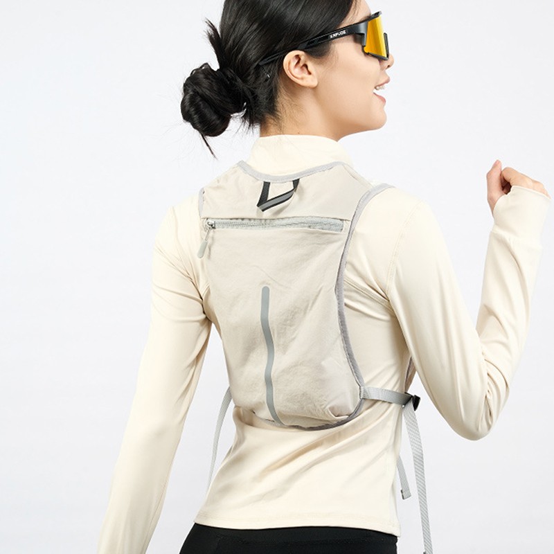 For Biking Running Storage Vest Lightweight Running Vest Reflective Chest Pack