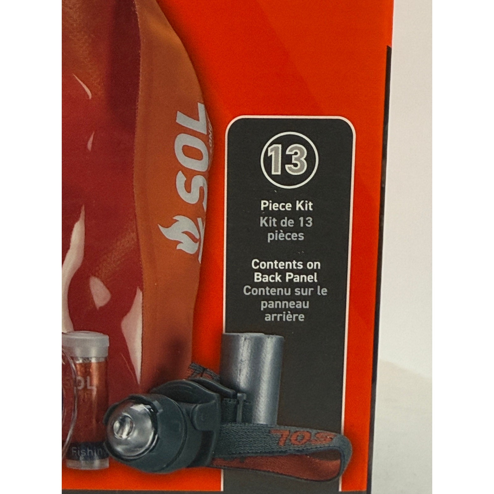 SOL Adventure Ready Survival Kit 13 Piece Dry Bag Emergency Camping Gear New BOX