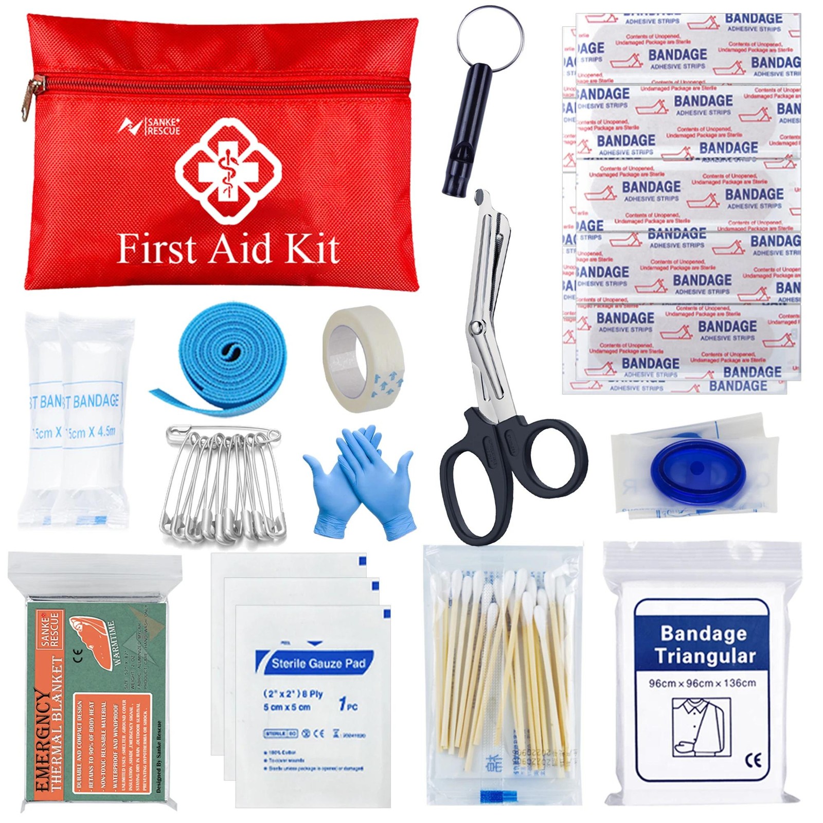 Survival First Aid Kit – Molle Emergency Bag for Camping, Hiking, Edc, Ifak