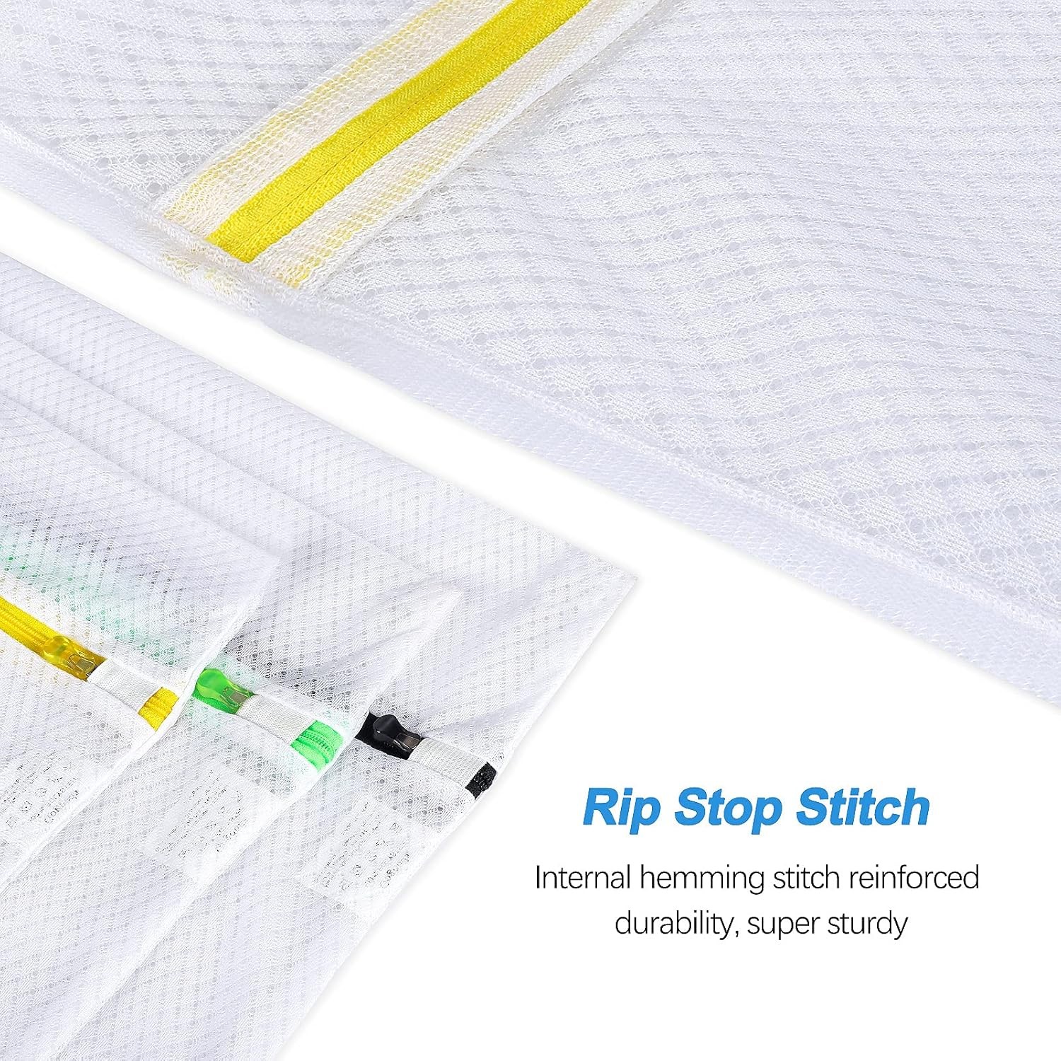 GOGOODA Mesh Laundry Bags, Delicates Washing 3*Large +3*Medium, White