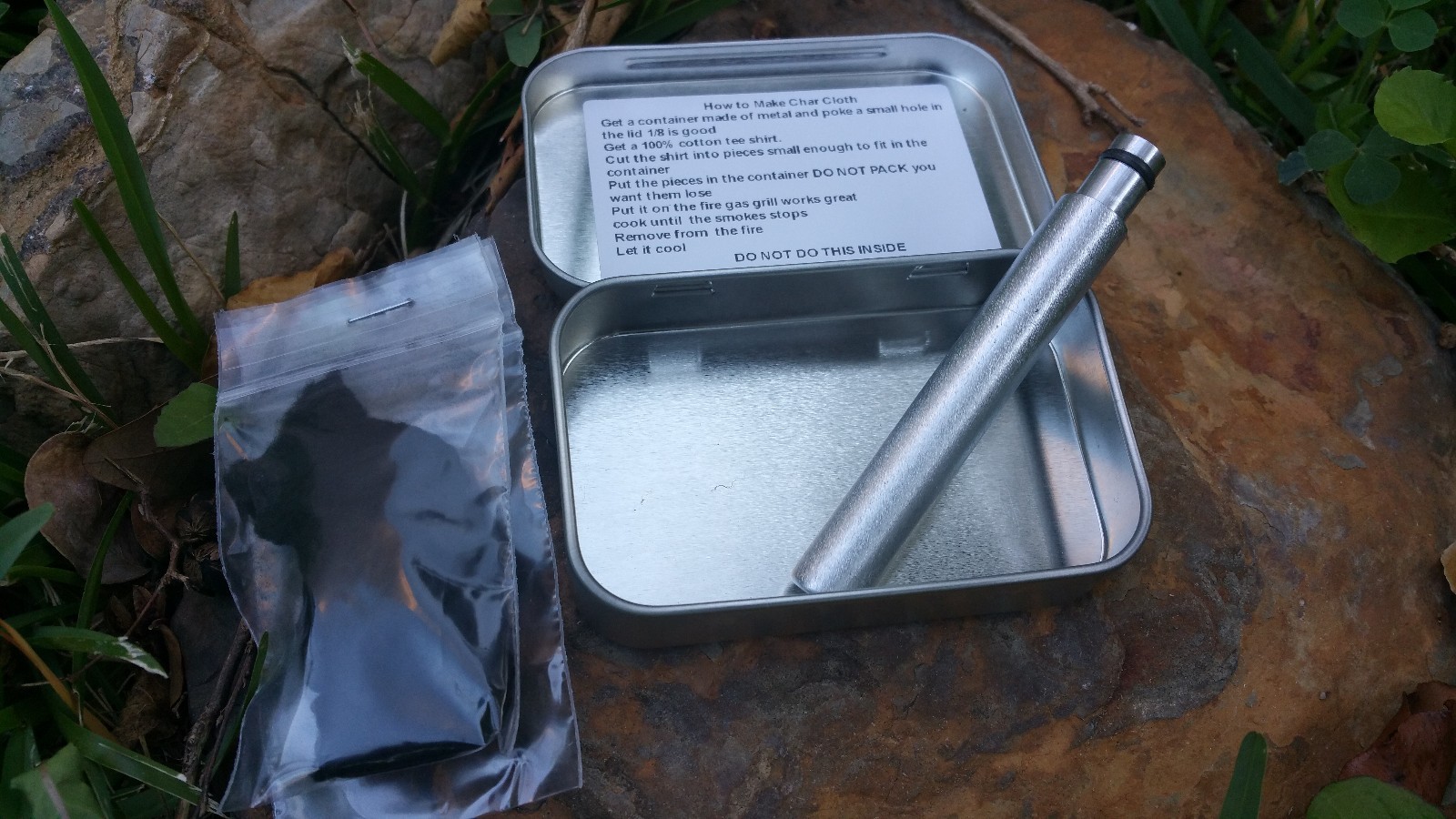 Altoid Tin Fire Piston Kit Camping Hunting Survival Prepper Scouts Ships FREE*