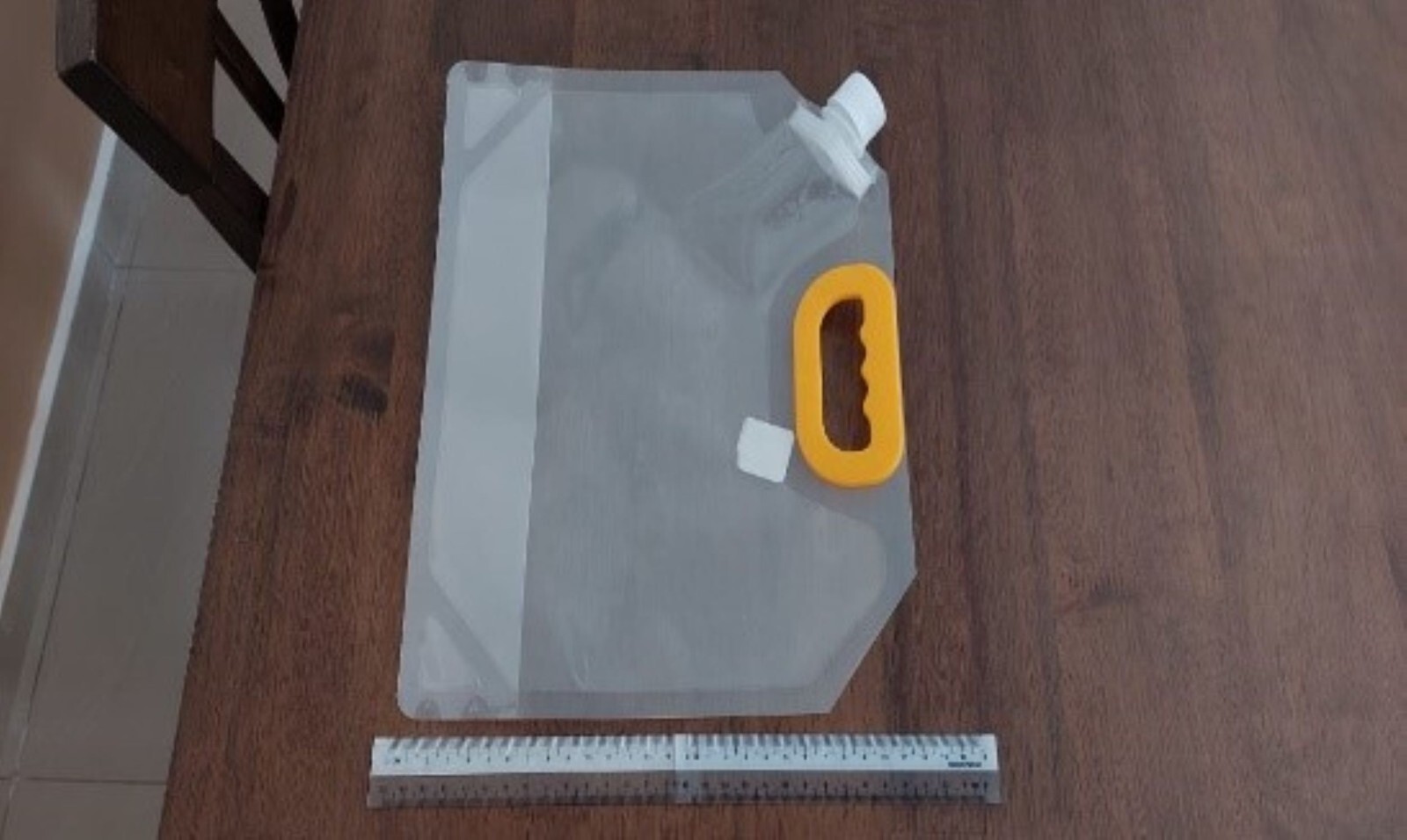 1 Pc Refillable Plastic/ Packaging Bag Pouch For Water Storage with Handle