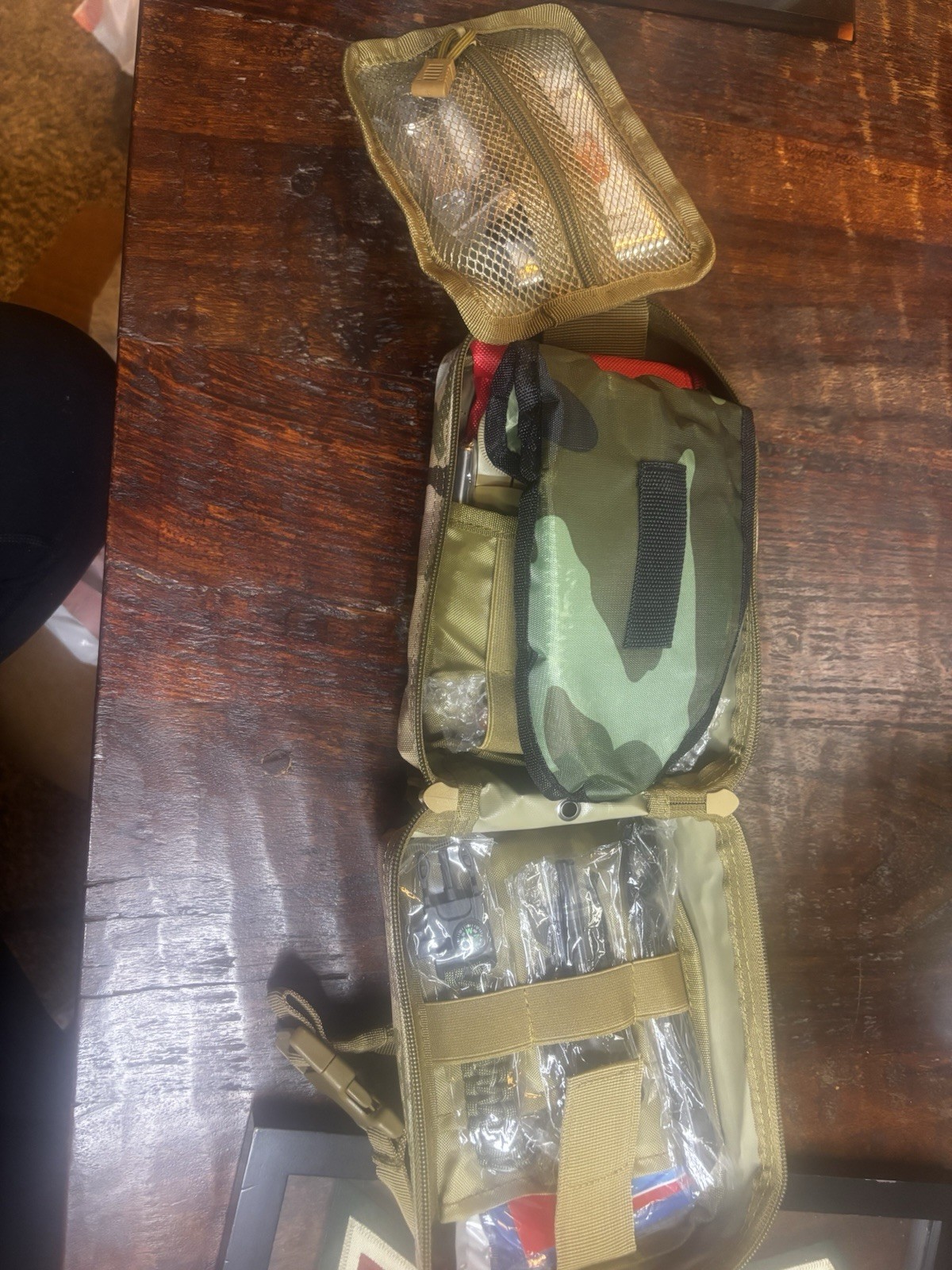 Tatical MOLLE-compatible First Aid IFAK Pouch Brand New! COMPLETELY FILLED