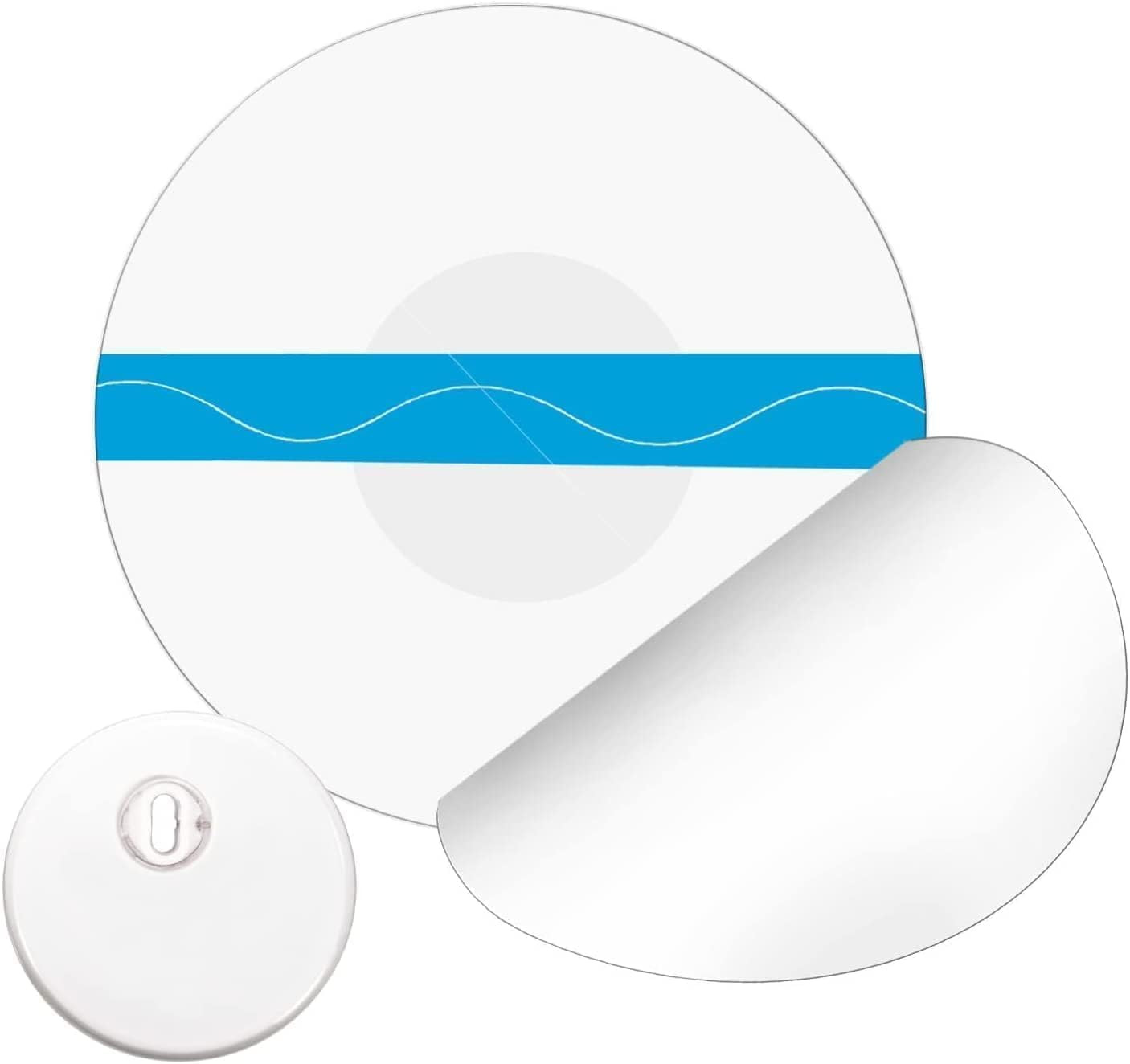 40 Pack Freestyle Libre 3 Sensor Covers,Pre-Cut Adhesive Tape with No Glue on th