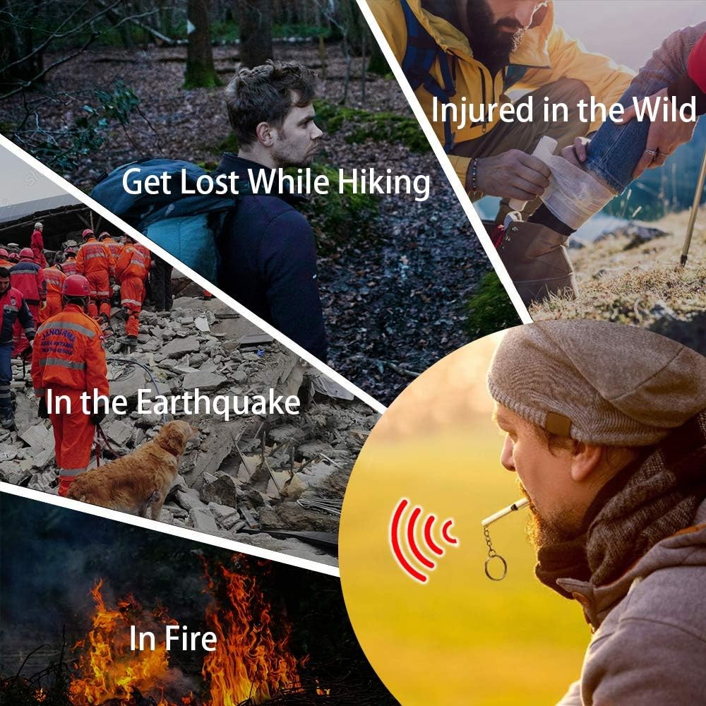 NedFoss Loud Bear Bell Set to Scare Bears, Hiking Essentials for Women, Emergenc