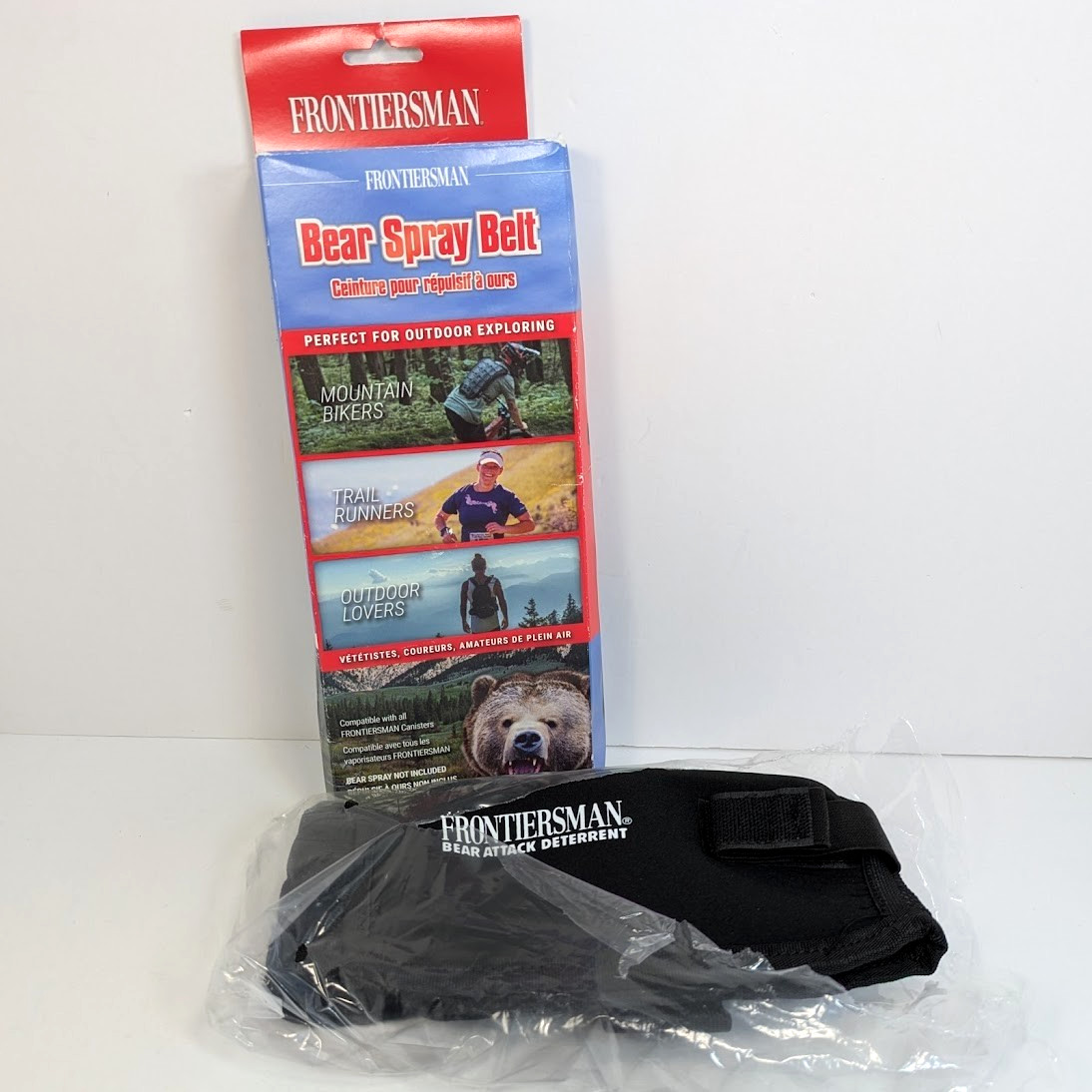 Sabre Frontiersman Spray Belt H-FWH-03 Black Adjustable 26-45″ Waist