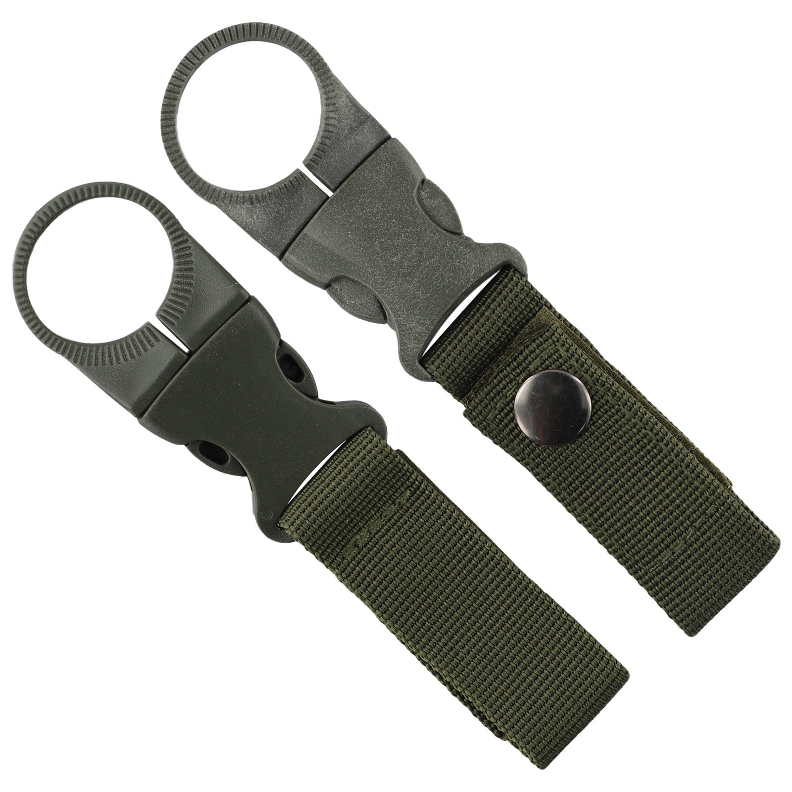 2pc Water Bottle Holder Clips with Nylon Buckle for Climbing and Travel